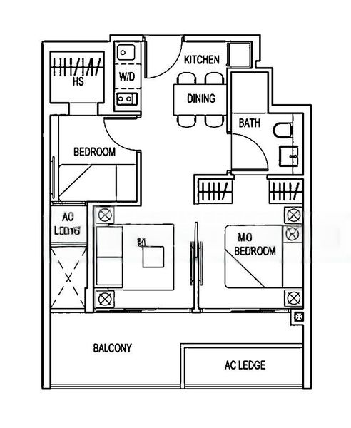 2 Bed Condo for Rent in  Stellar Rv - Image 8